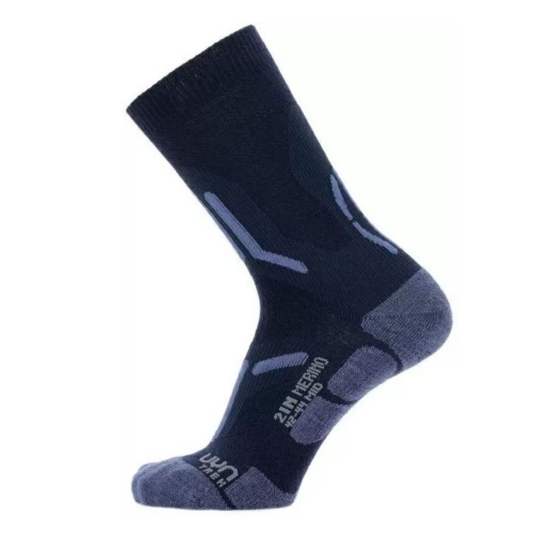 Шкарпетки UYN Trekking 2IN Merino Mid Socks M - сині