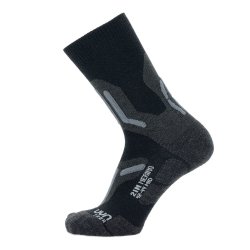 Шкарпетки UYN Trekking 2IN Merino Mid Socks W - чорний/сірий