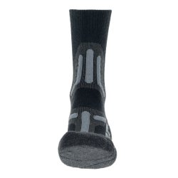 Шкарпетки UYN Trekking 2IN Merino Mid Socks W - чорний/сірий