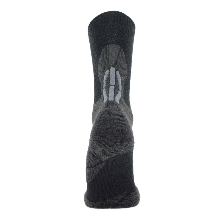 Шкарпетки UYN Trekking 2IN Merino Mid Socks W - чорний/сірий