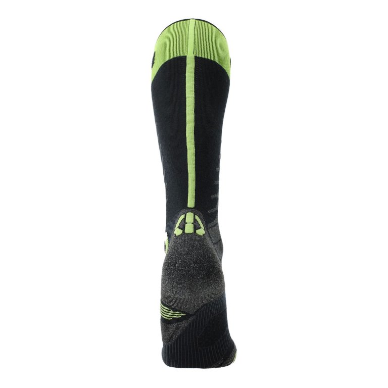 Шкарпетки UYN One Merino Socks M - чорно/зелені