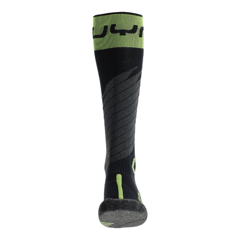 Шкарпетки UYN One Merino Socks M - чорно/зелені