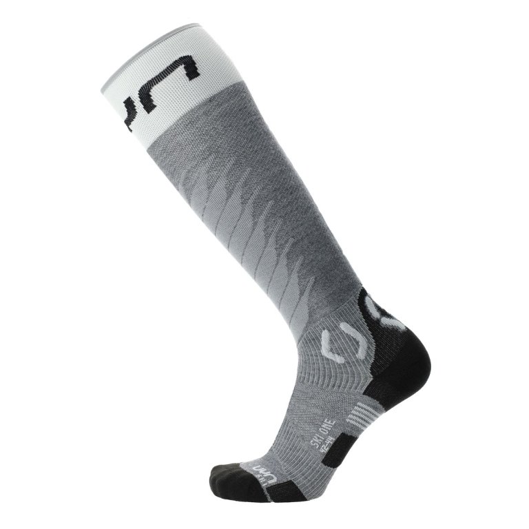 Шкарпетки UYN One Merino Socks W - сірий/білий