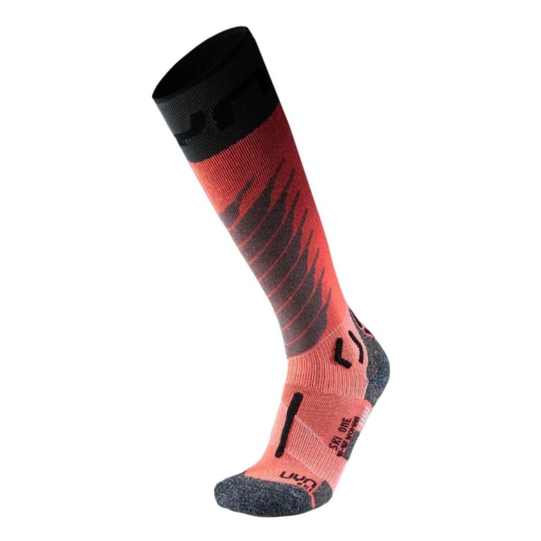 Шкарпетки UYN One Merino Socks W - рожево/сірий
