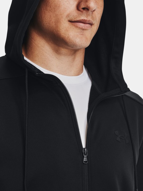 Світшот Under Armour UA Armour Fleece FZ Hoodie - чорний