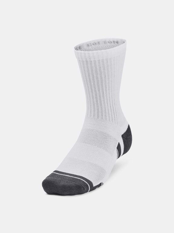 Шкарпетки Under Armour UA Performance Cotton 3p Mid Socks - білі