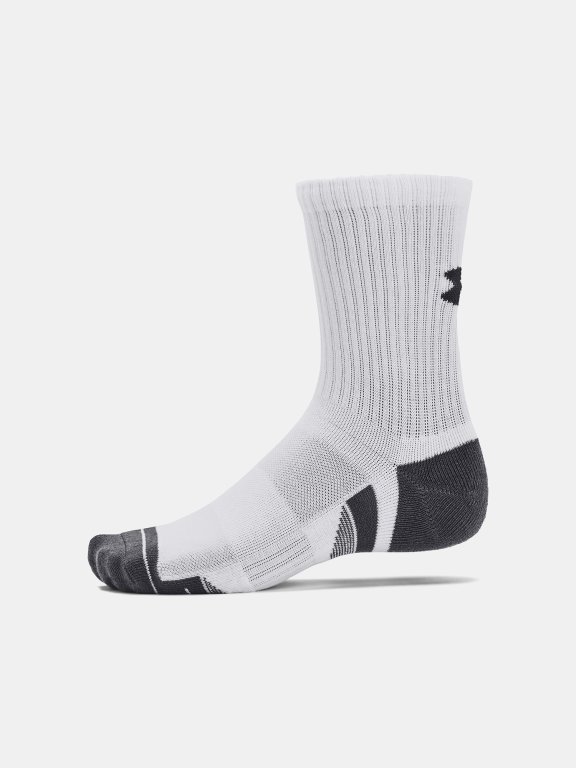 Шкарпетки Under Armour UA Performance Cotton 3p Mid Socks - білі