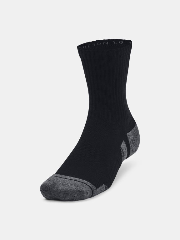 Шкарпетки Under Armour UA Performance Cotton 3p Mid Socks - чорні