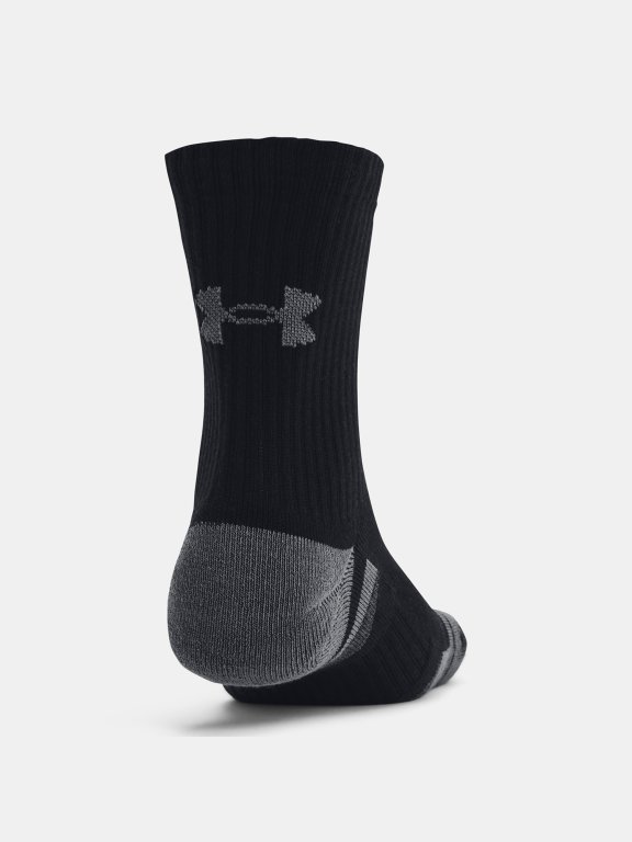 Шкарпетки Under Armour UA Performance Cotton 3p Mid Socks - чорні