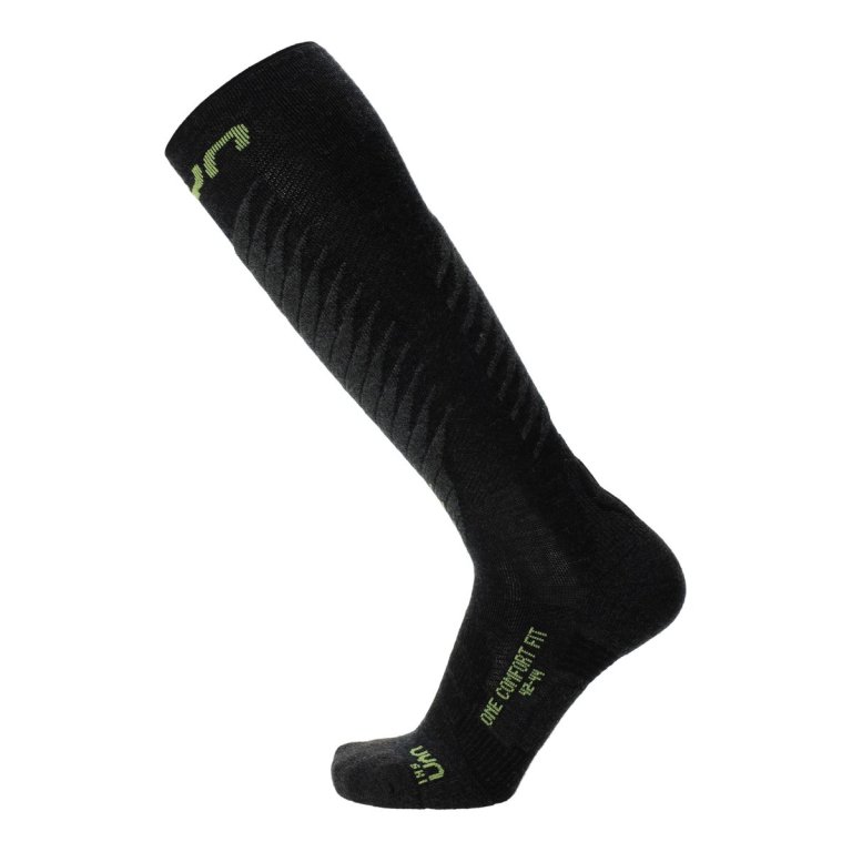 Шкарпетки UYN One Comfort Fit Socks M - чорний/зелений