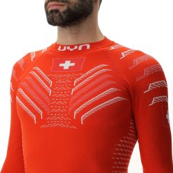 Футболка UYN Natyon 3.0 UW LG SL Turtle Neck - Switzerland