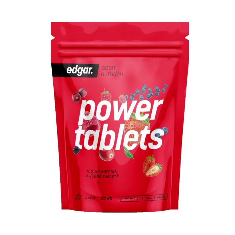 Edgar Power Tablets 20 ks - lesní plody