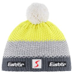 Дитяча шапка Eisbär Star Pompon MU SP - сіра/жовта/біла