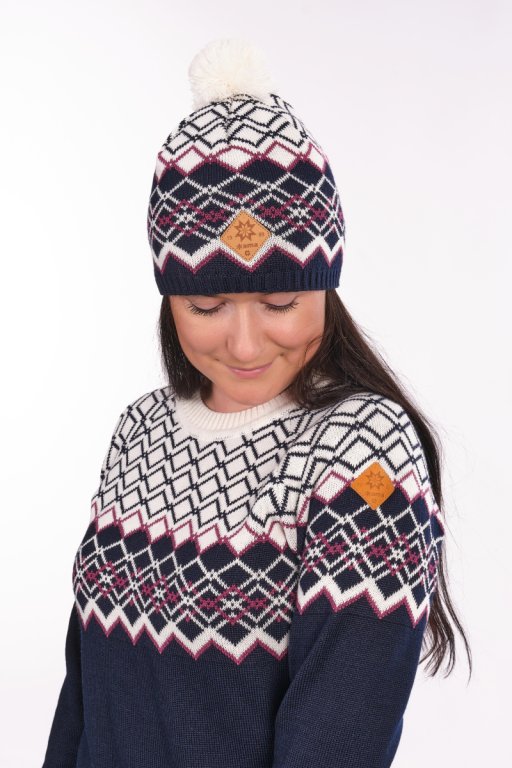 Светр Kama Merino W - синій