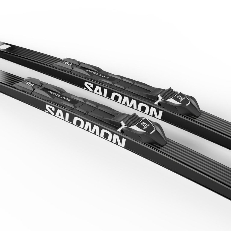 Běžky Salomon RC J + Vázání PM Prolink Access J - černá/modrá