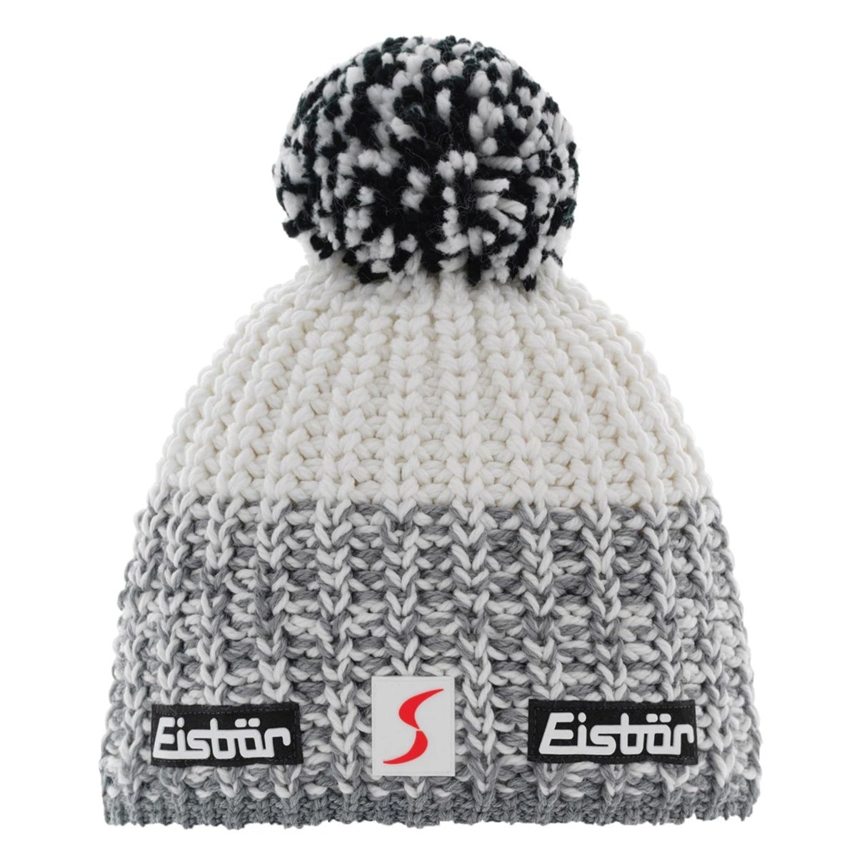 Cappello Eisbär Refocus Con Pompon Rosa E Beige - Unisex In Lana Merino E Pile Riciclato, Ispirato All'Austria Ski Team - 2