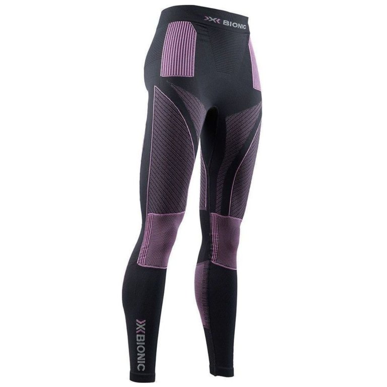 Штани X-Bionic Energy Accumulator 4.0 Pants LNG W - чорні / рожеві