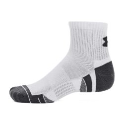 Ponožky Under Armour UA Performance Cotton 3p Qtr - bílá