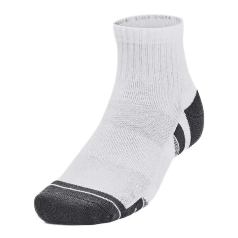 Ponožky Under Armour UA Performance Cotton 3p Qtr - bílá