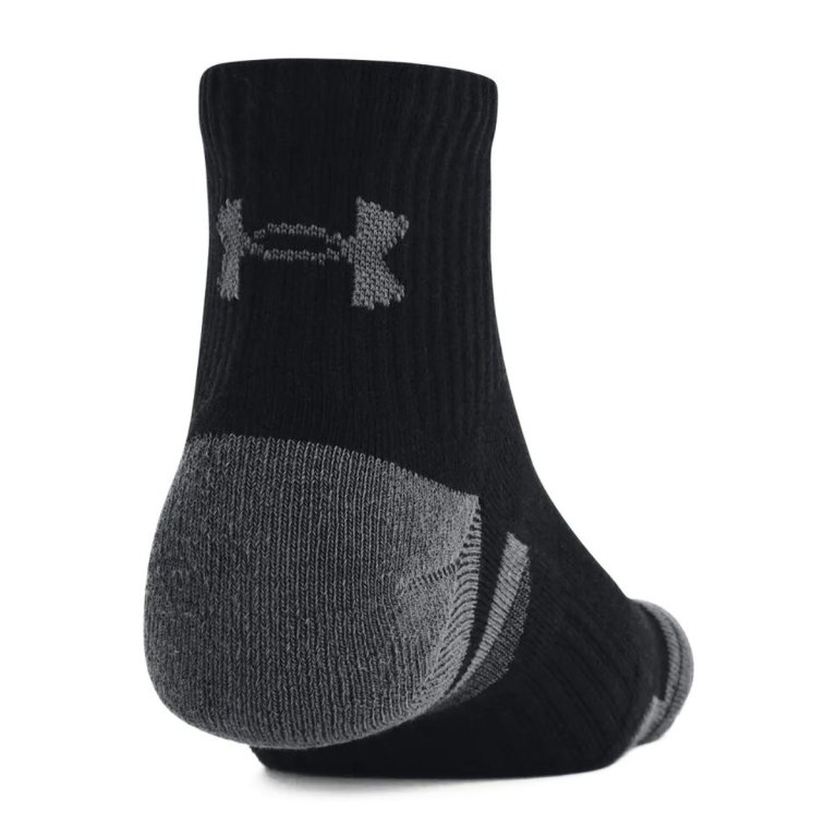 Шкарпетки Under Armour UA Performance Cotton 3p Qtr Socks - чорні