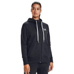 Mikina Under Armour Rival Fleece FZ Hoodie W - černá