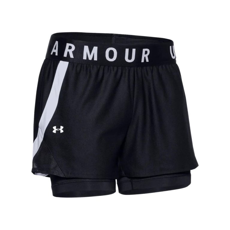 Шорти Under Armour Play Up 2-в-1 Шорти W - чорний