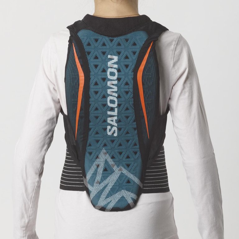 Захисний жилет для хребта Salomon Flexcell Pro J - чорний