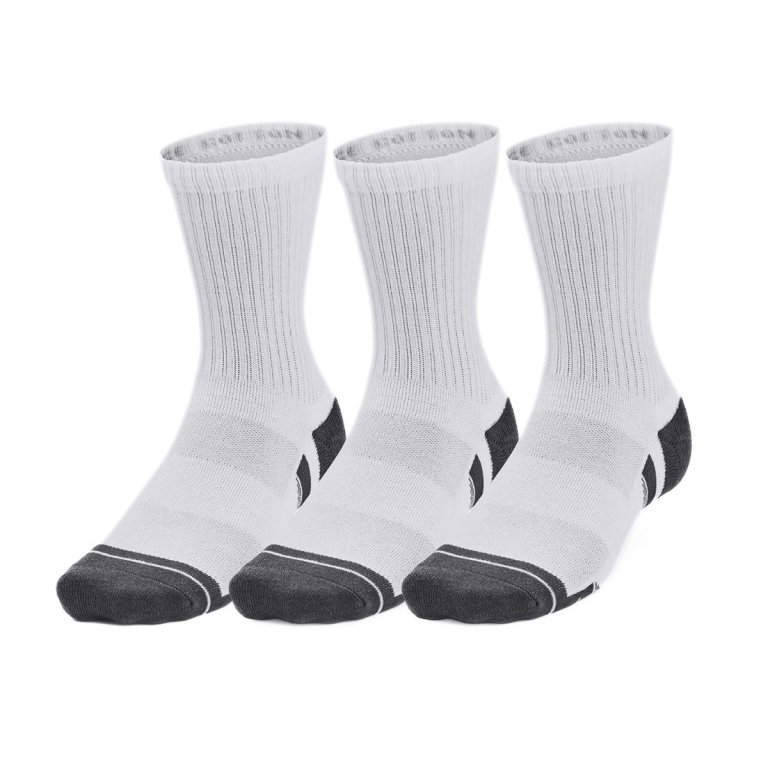 Шкарпетки Under Armour UA Performance Cotton 3p Mid Socks - білі