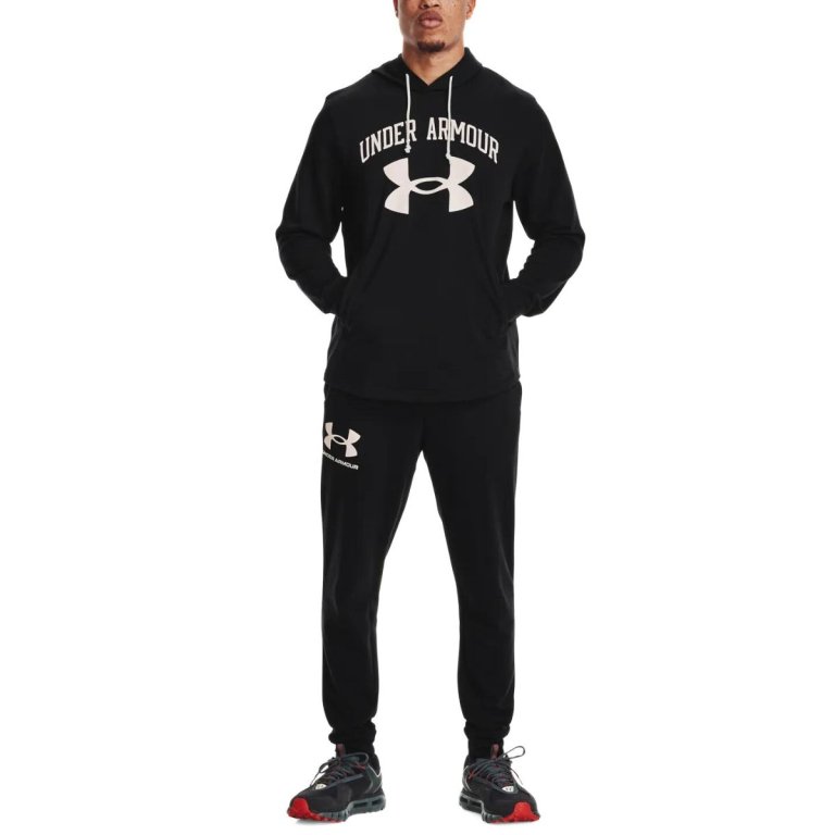Худі Under Armour Rival Terry Big Logo HD M - чорне
