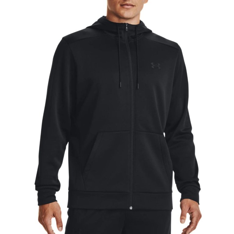 Світшот Under Armour UA Armour Fleece FZ Hoodie - чорний