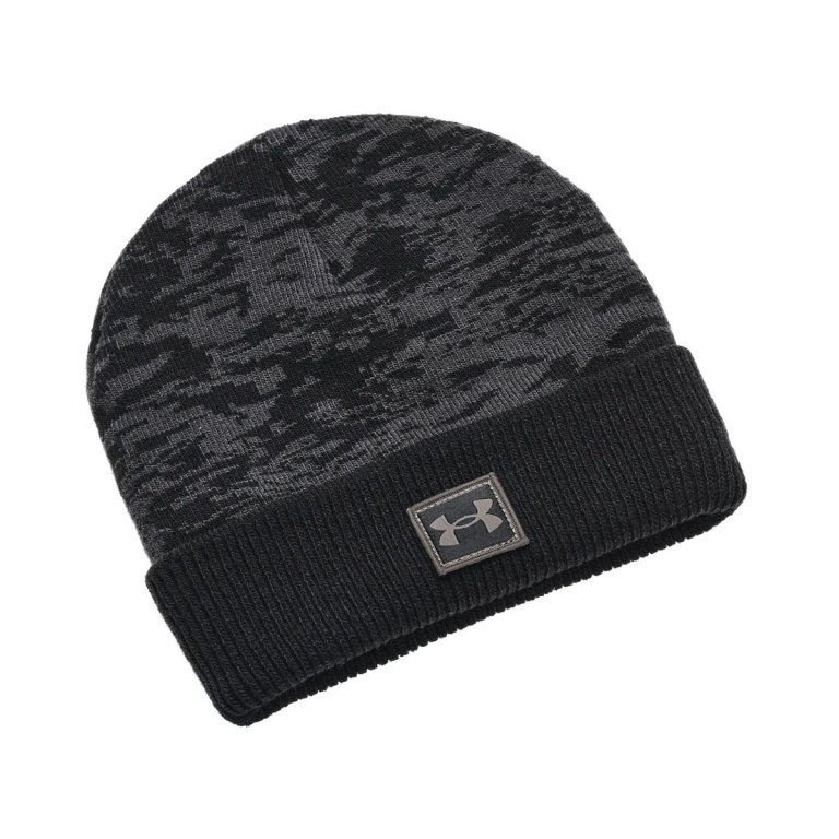 Шапка Under Armour UA Graphic Knit Beanie J - чорна