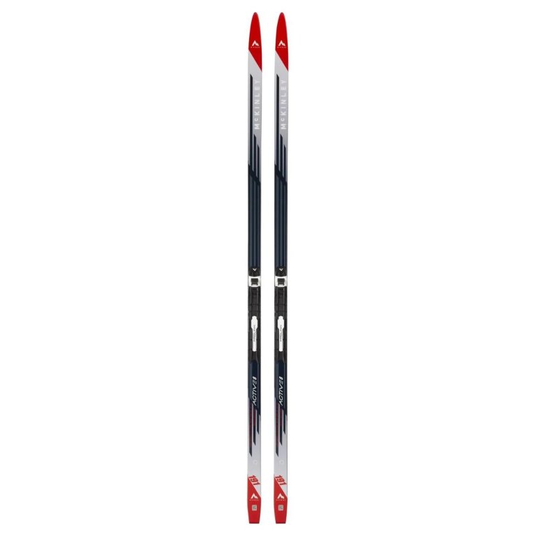 Běžky McKinley Active 8 Grip + vázání Prolink Auto - černá/bílá/červená