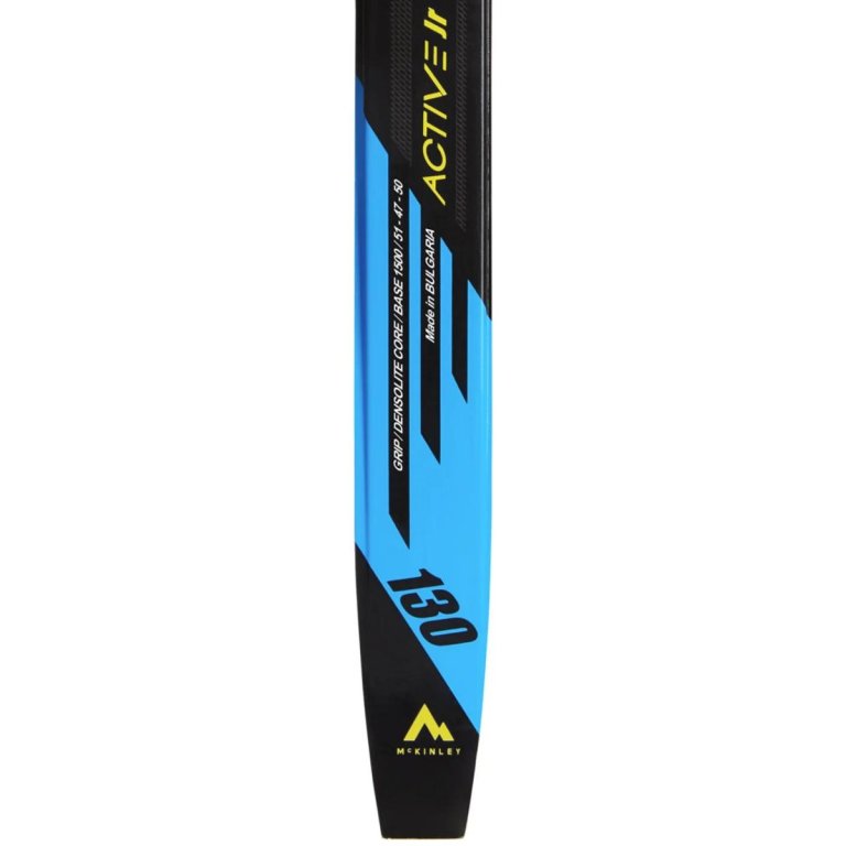 Běžky McKinley Active Grip J + vázání Prolink Access J - černá/modrá