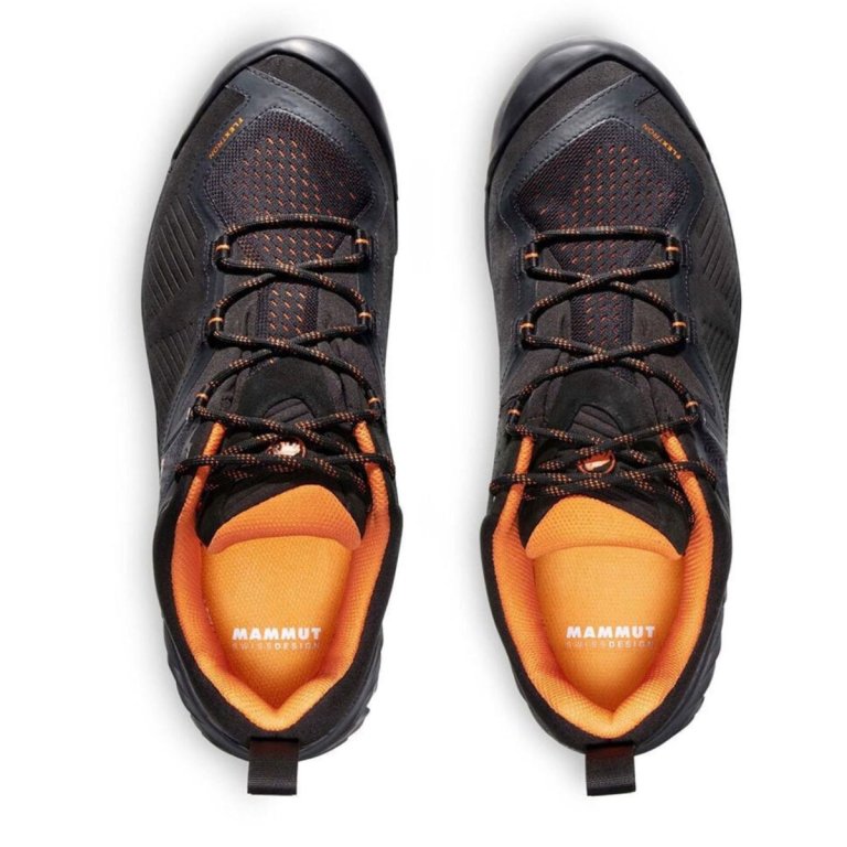 Взуття Mammut Sapuen Low GTX M - чорне / коричневе / помаранчеве