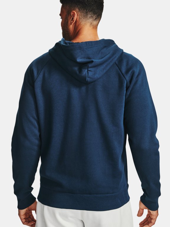 Mikina Under Armour Rival Fleece FZ Hoodie M - blue
