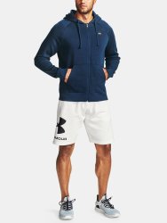 Mikina Under Armour Rival Fleece FZ Hoodie M - blue