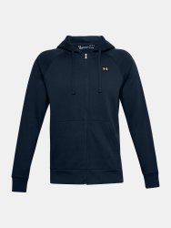 Mikina Under Armour Rival Fleece FZ Hoodie M - blue