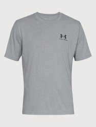 Футболка Under Armour Sportstyle Left Chest SS M - сіра