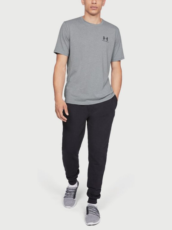 Футболка Under Armour Sportstyle Left Chest SS M - сіра