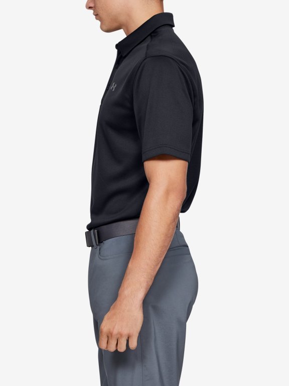 Футболка Under Armour Tech Polo M - чорна