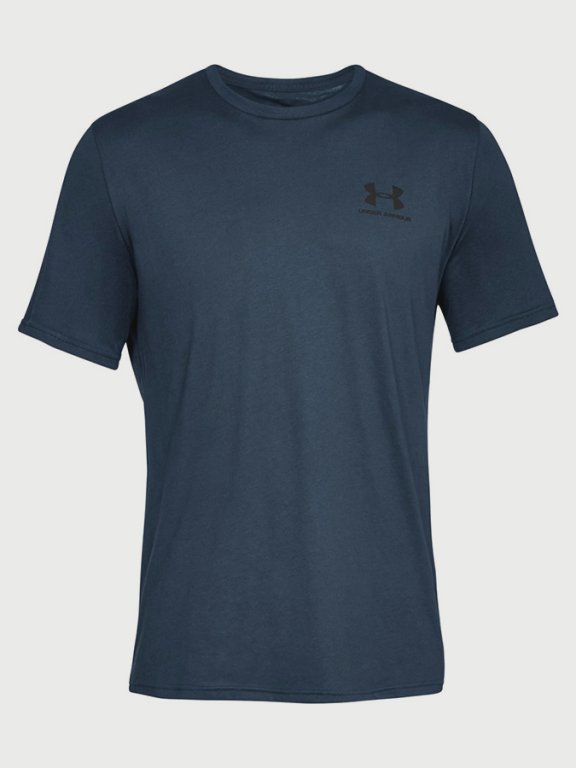 Футболка Under Armour Sportstyle Left Chest SS M - синя