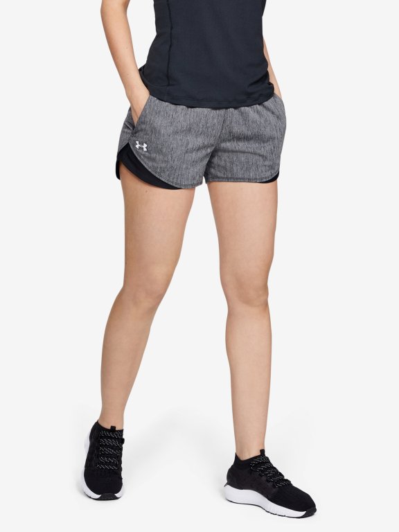Шорти Under Armour Play Up Twist Shorts 3.0 W - чорно/сірі