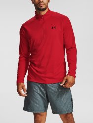 Футболка Under Armour Tech 2.0 1/2 Zip M - червона