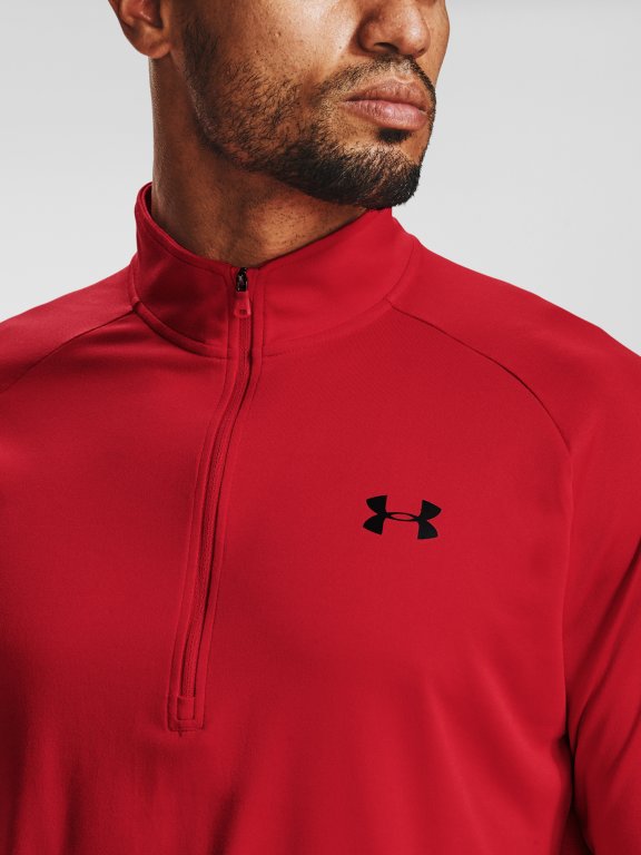 Футболка Under Armour Tech 2.0 1/2 Zip M - червона