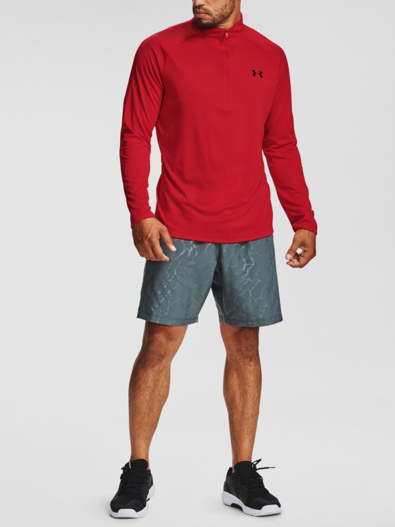 Футболка Under Armour Tech 2.0 1/2 Zip M - червона
