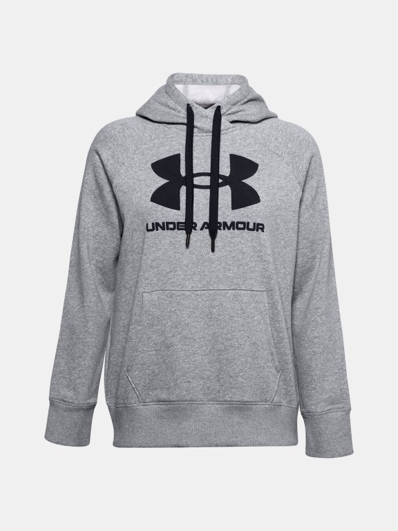 Худі Under Armour Rival Fleece Logo Hoodie W - сіре