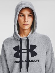 Худі Under Armour Rival Fleece Logo Hoodie W - сіре