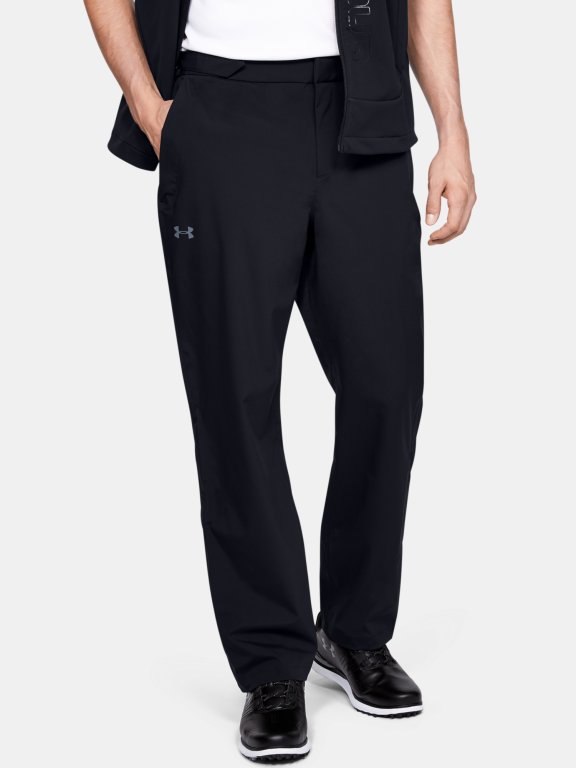 Kalhoty Under Armour Stormproof Golf Rain Pant M - černá