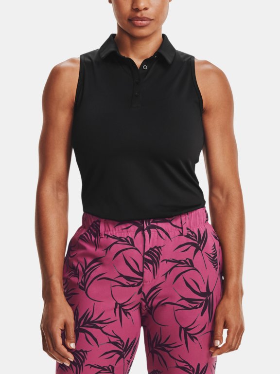 Tílko Under Armour UA Zinger Sleeveless Polo W - černá