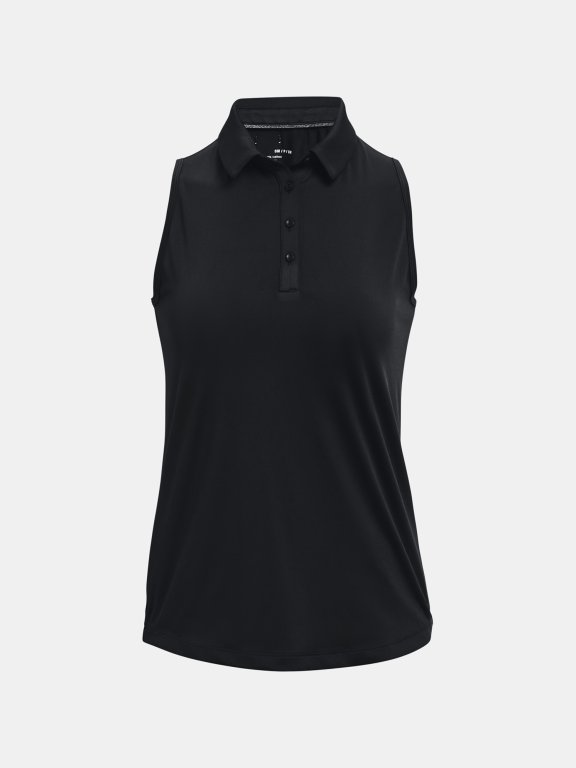 Tílko Under Armour UA Zinger Sleeveless Polo W - černá